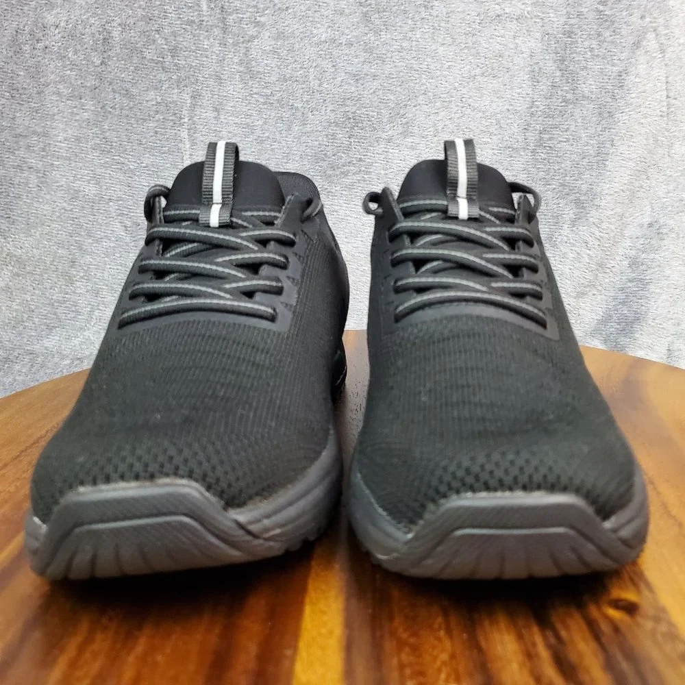 Orthofeet Kita Hands Free Shoes Women's 5 Black Mesh Slip On Lace Up Sneakers_2